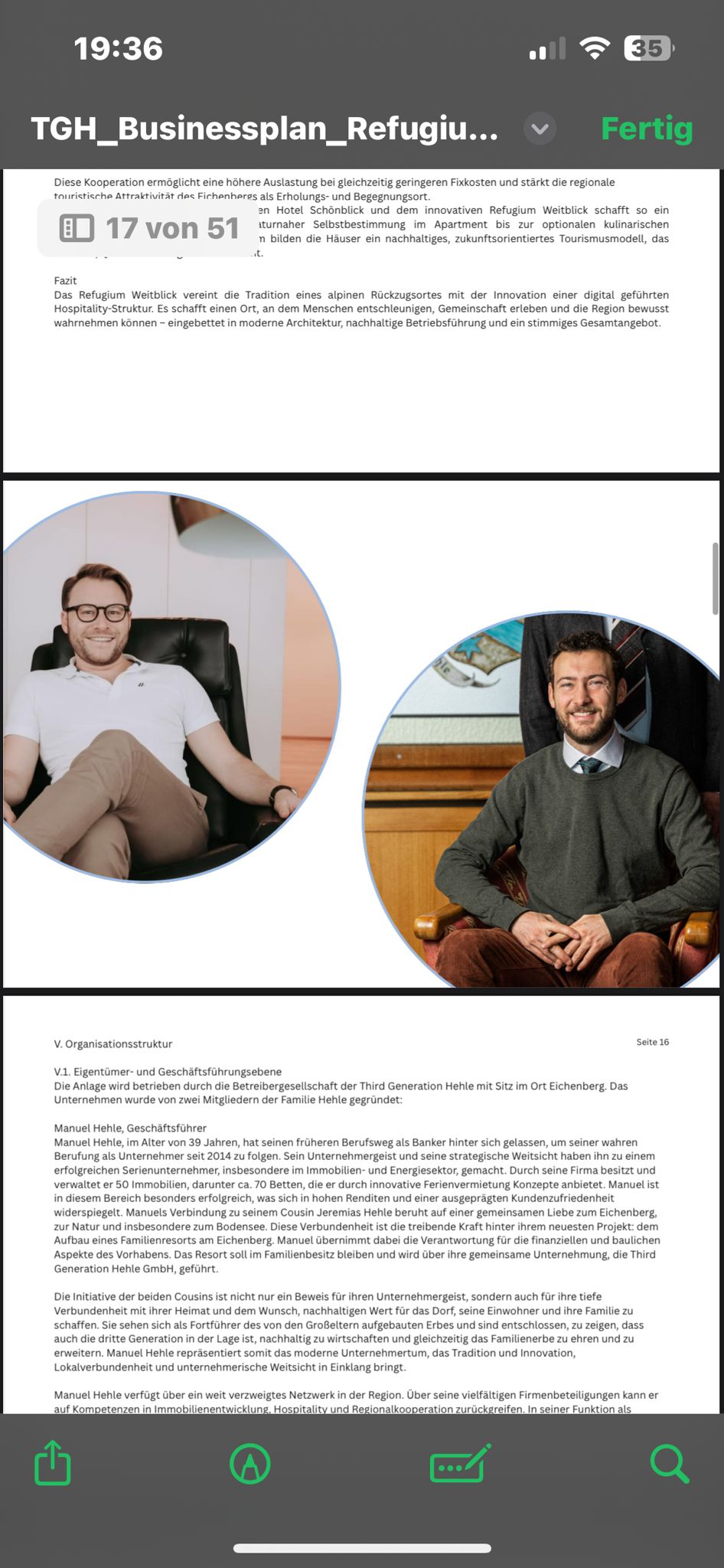 Refugium Weitblick Team: Manuel Hehle und Jeremias Hehle